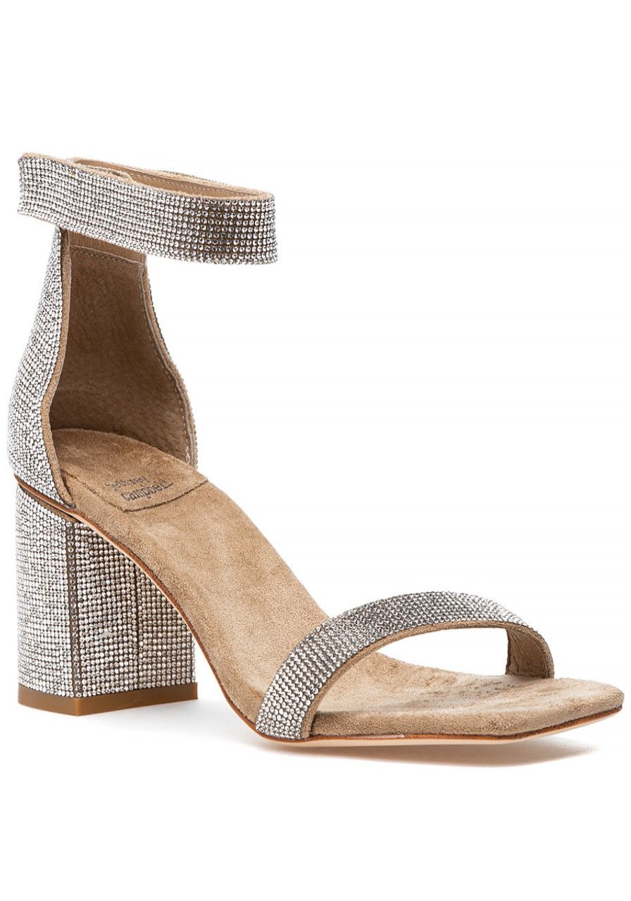 Women Jeffrey Campbell Sandals | Klarissa Sandal Nude Suede Champagne