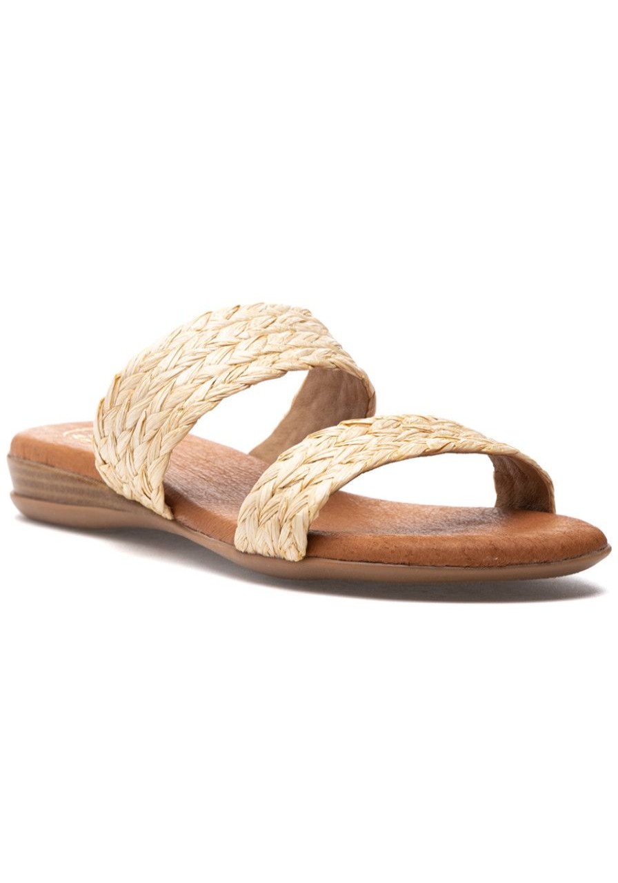 Women Andre Assous Sandals | Narice Sandal Beige Raffia