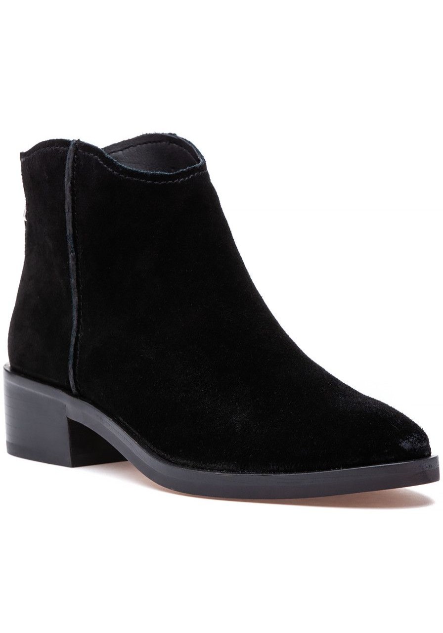 Women Dolce Vita Boots | Tucker Boot Onyx Suede