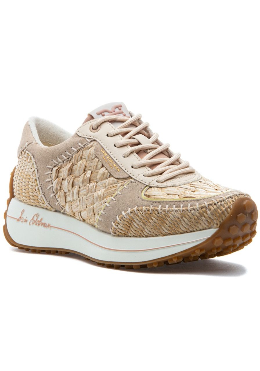 Women Sam Edelman Sneakers | Jianna Sneaker Warm Sand/Dark Natural Suede