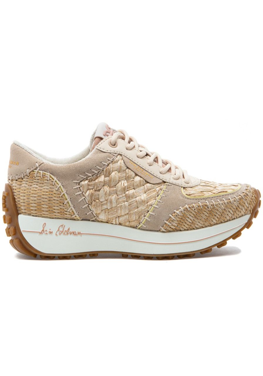 Women Sam Edelman Sneakers | Jianna Sneaker Warm Sand/Dark Natural Suede