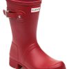Women Hunter Boots | Original Tour Short Military Red Rubber Rain Boot