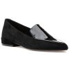 Women Jildor Flats | Saturday Loafer Black Suede/Patent