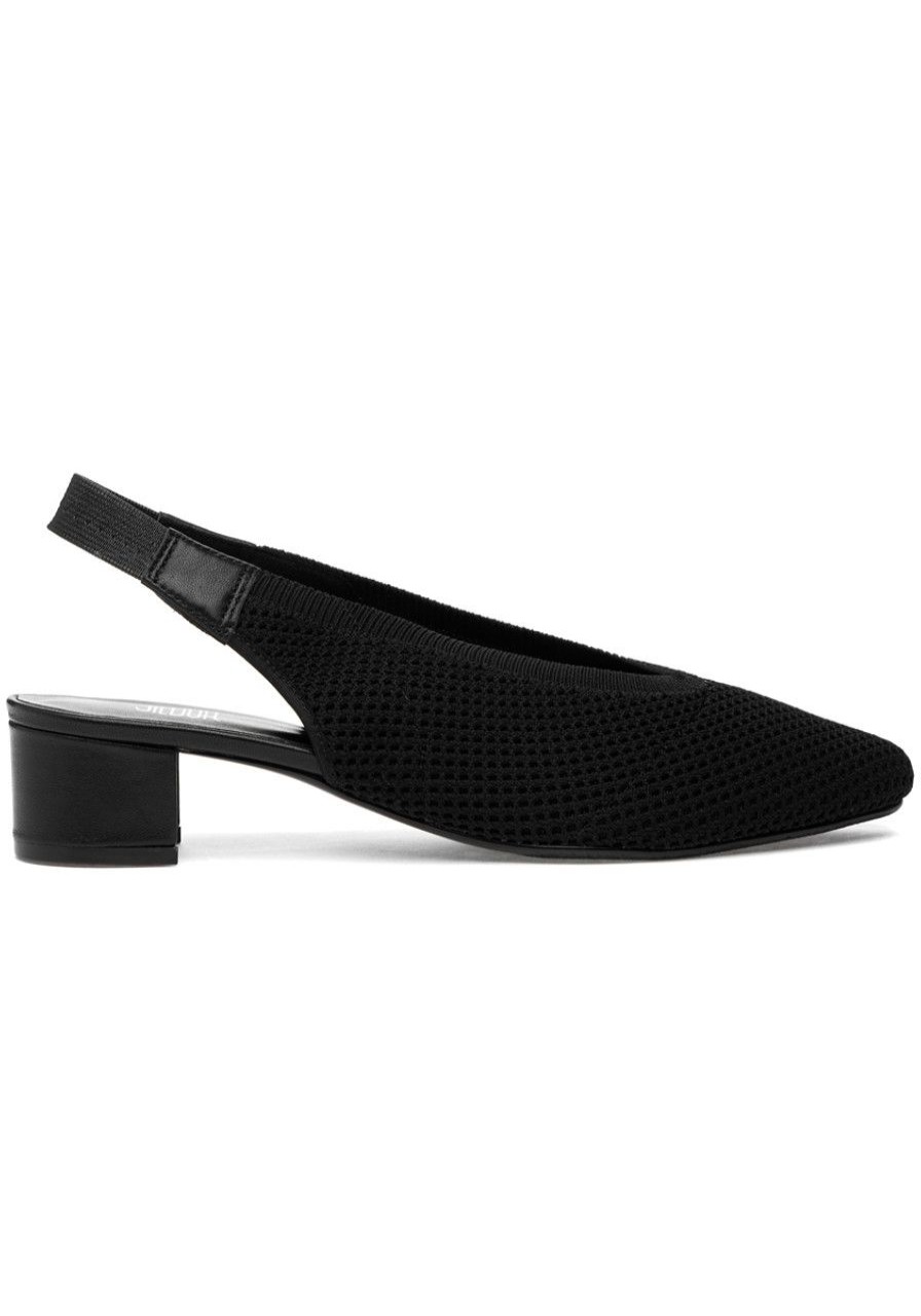 Women Jildor Pumps | Abira Pump Black Knit