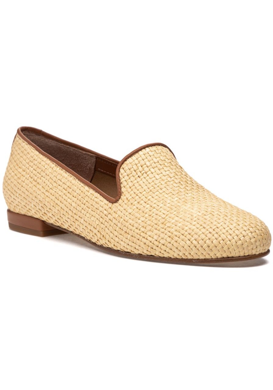 Women Jon Josef Loafers & Oxfords | Gatsby Loafer Raffia Natural