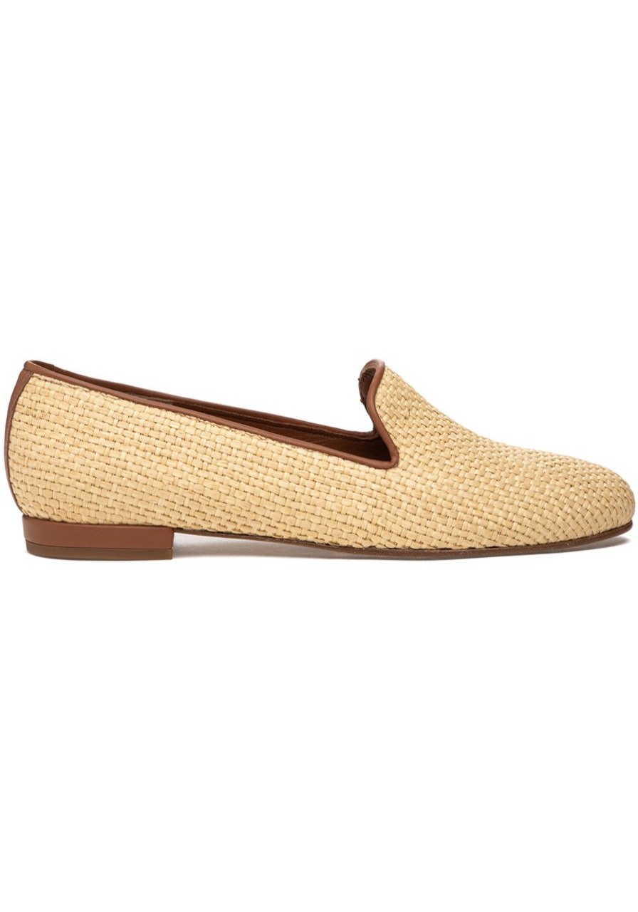 Women Jon Josef Loafers & Oxfords | Gatsby Loafer Raffia Natural