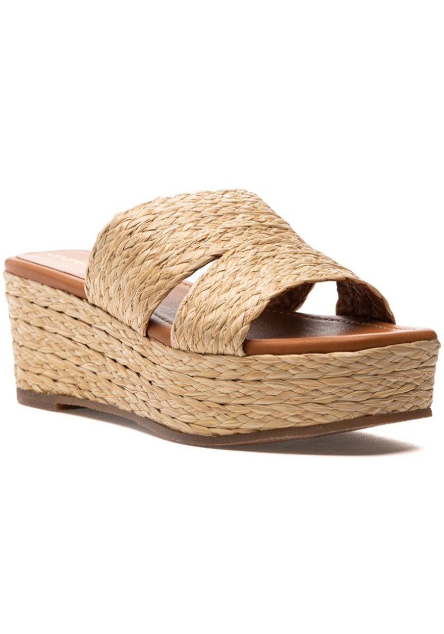 Women Andre Assous Sandals | Selena Sandal Natural Raffia