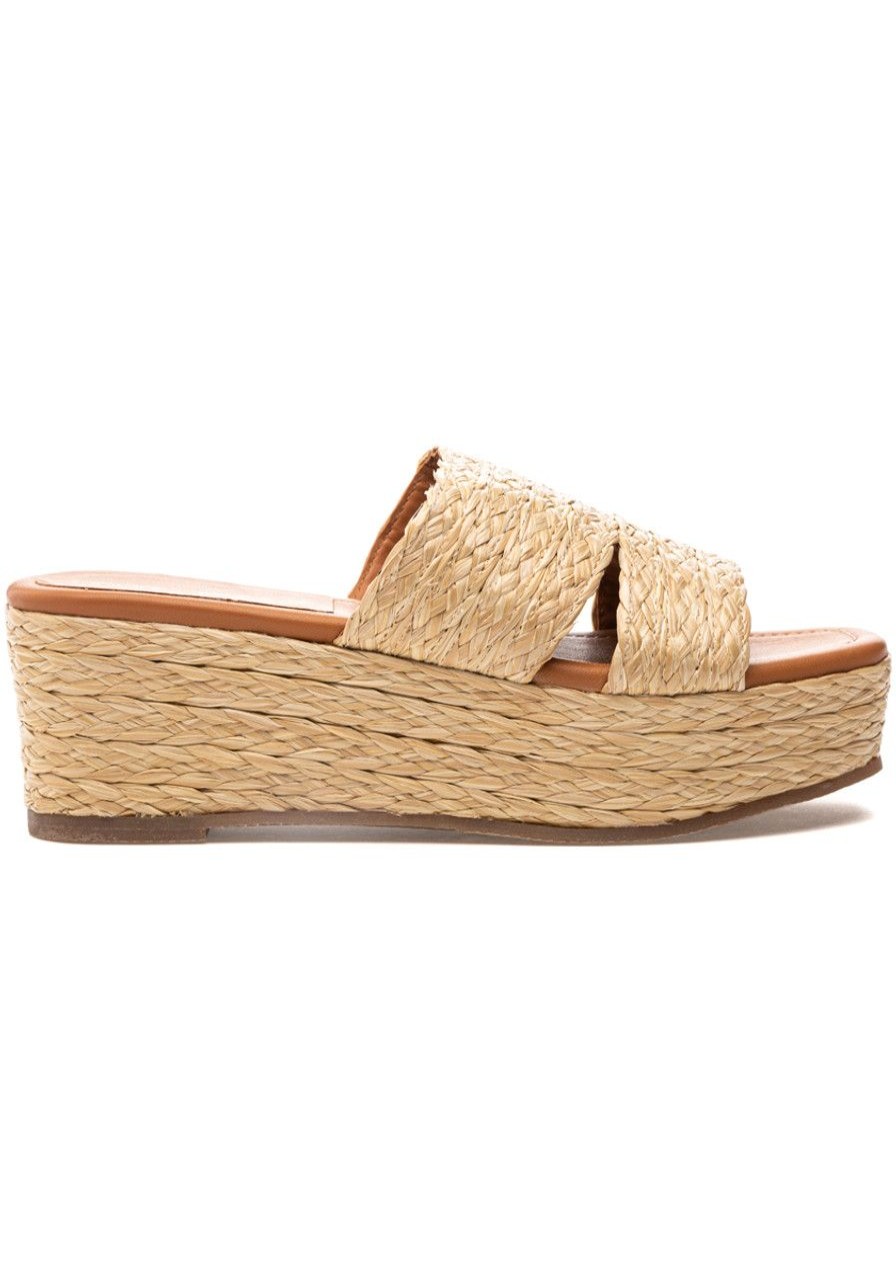 Women Andre Assous Sandals | Selena Sandal Natural Raffia