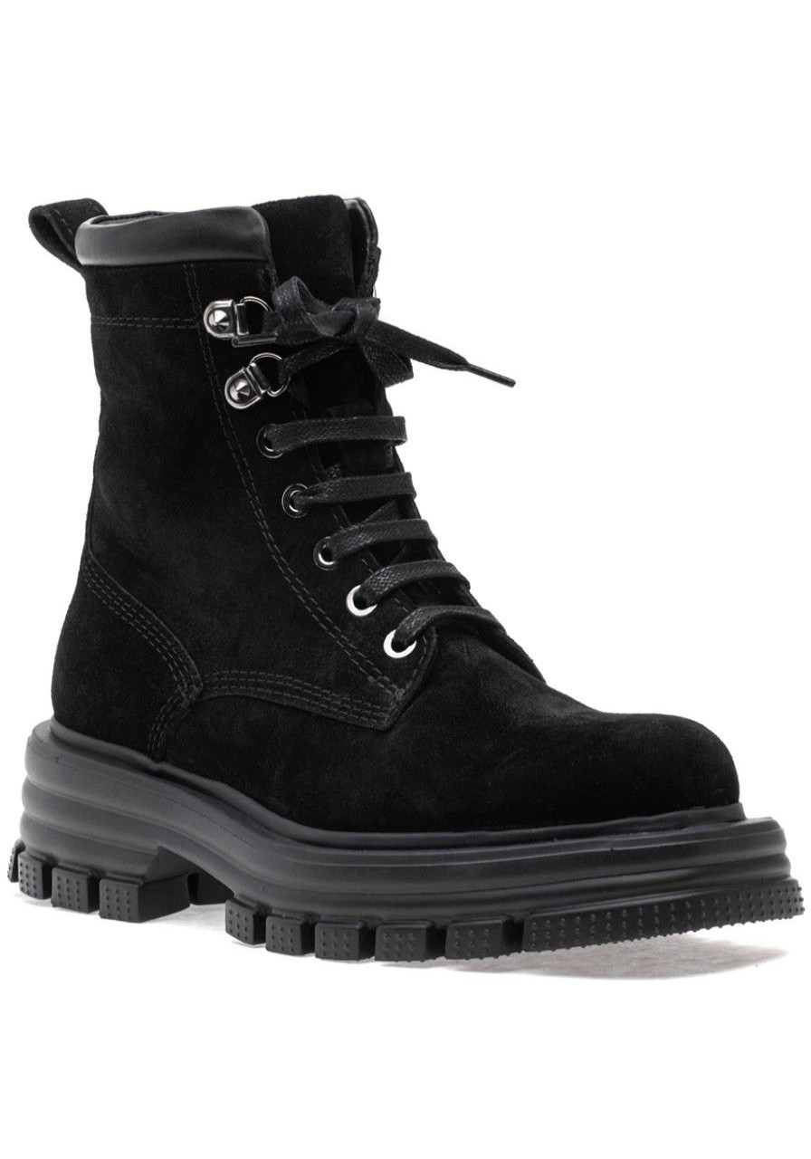 Women 275 Central Boots | Quincy Boot Black Suede