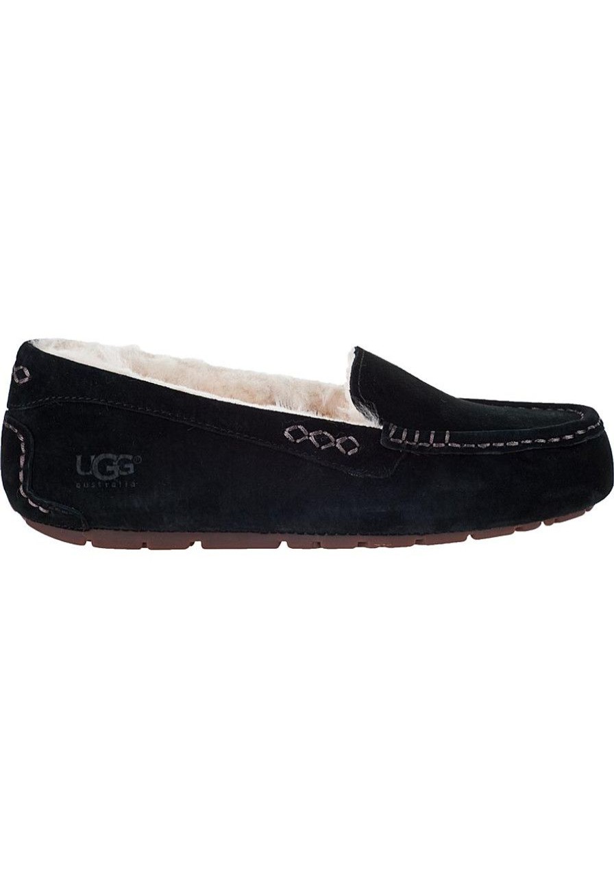 Women UGG® Slippers | Ansley Slipper Black Suede