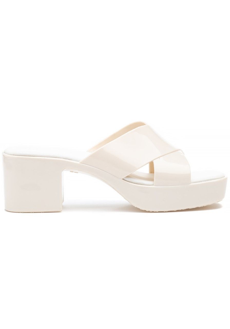 Women Jeffrey Campbell Sandals | Bubble Gum Sandal Cream Shiny