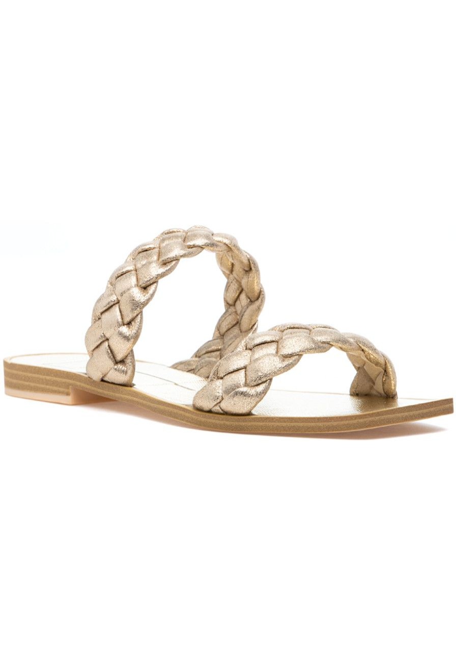 Women Dolce Vita Sandals | Indy Sandal Light Gold Metallic
