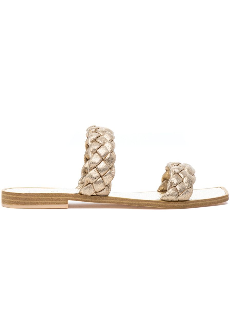 Women Dolce Vita Sandals | Indy Sandal Light Gold Metallic