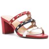 Women Jildor Sandals | Mind Sandal Red Nappa Combo