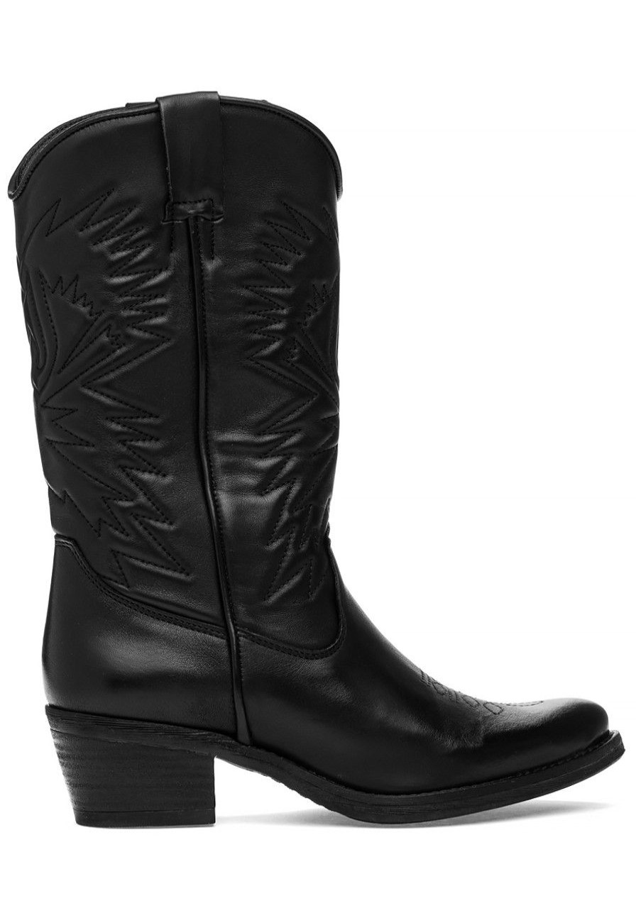 Women Steve Madden Boots | Hayward Boot Black Leather