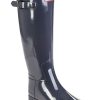 Women Hunter Boots | Original Refined Gloss Dark Slate Rubber Rain Boot