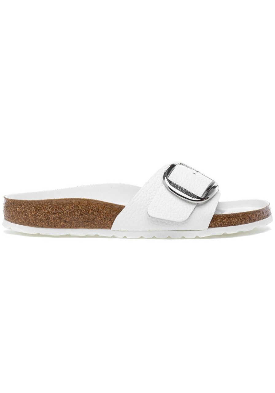 Women Birkenstock Sandals | Madrid Big Buckle Sandal White Leather