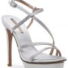 Women Pelle Moda Pumps | Oyla 2 Sandal Silver