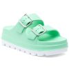 Women Beach Slides Sandals | Simply B Sandal Ice Green Eva