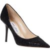 Women Jimmy Choo Pumps | Agnes Pump Black Lace Fabric
