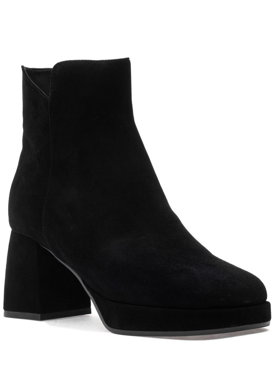 Women Jildor Boots | Valse Boot Black Suede