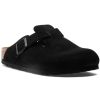 Women Birkenstock Mules & Clogs | Boston Clog Black Suede