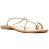 Women Jeffrey Campbell Sandals | Pacifico Sandal Beige Gold Leather