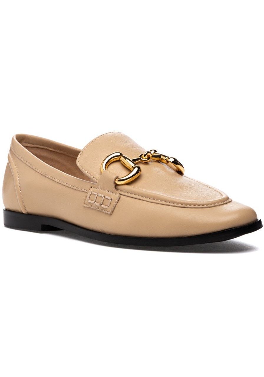 Women Jeffrey Campbell Loafers & Oxfords | Velviteen Loafer Natural Leather