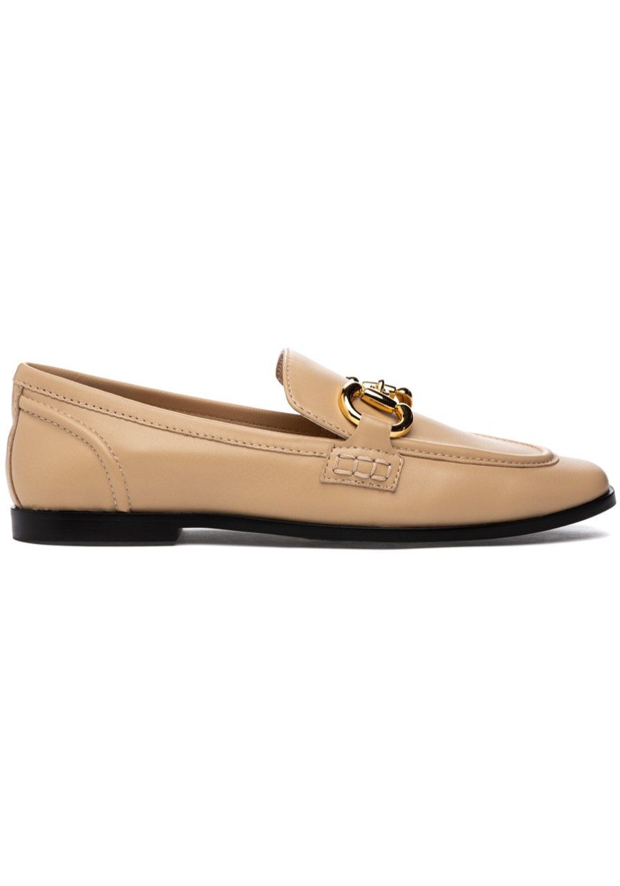 Women Jeffrey Campbell Loafers & Oxfords | Velviteen Loafer Natural Leather