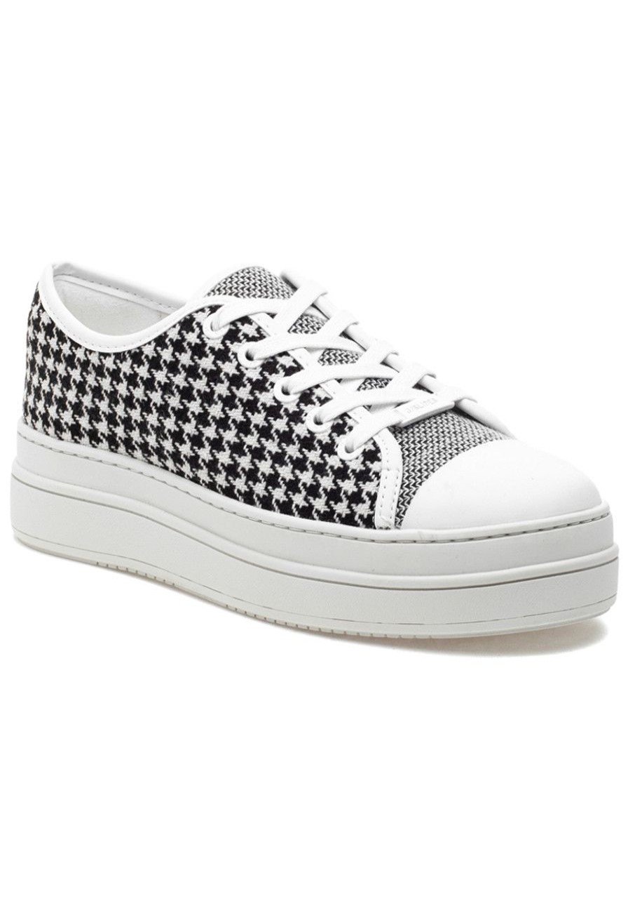 Women J/Slides Sneakers | Nate Sneaker Black/White Embroidery