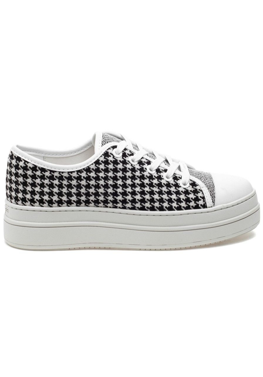 Women J/Slides Sneakers | Nate Sneaker Black/White Embroidery