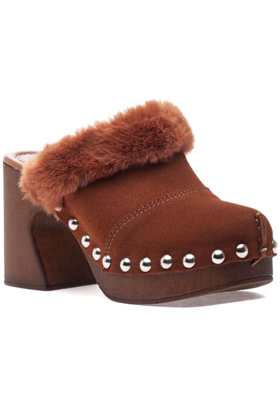 Women 275 Central Mules & Clogs | Paula Clog Tan Suede