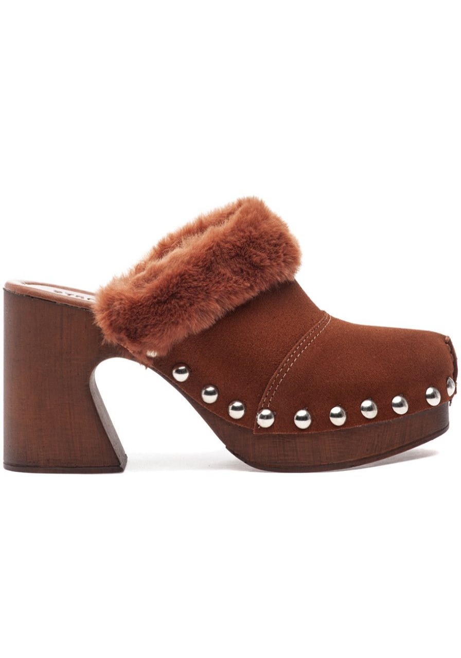 Women 275 Central Mules & Clogs | Paula Clog Tan Suede