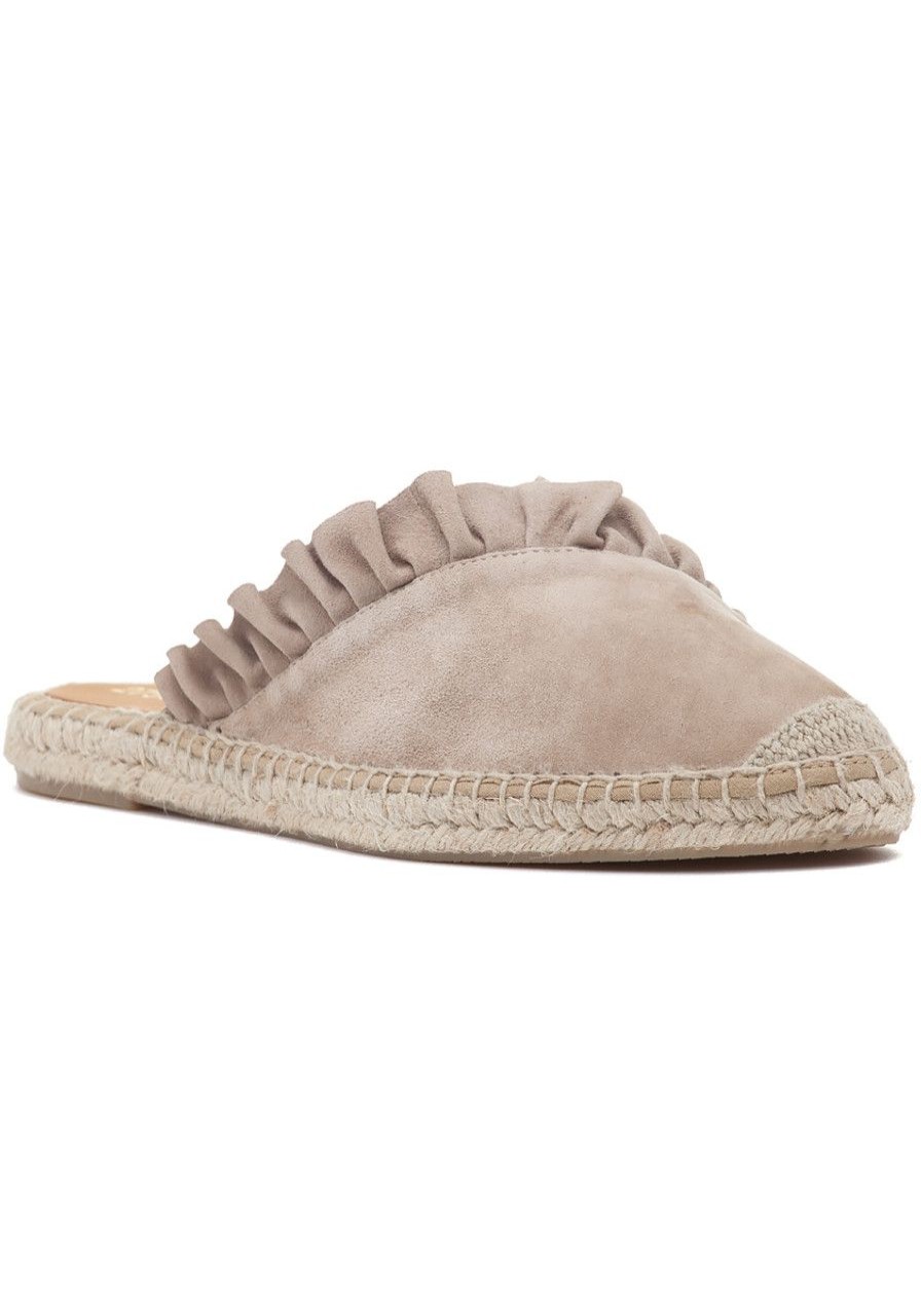 Women 275 Central Mules & Clogs | 8034 Espadrille Taupe Suede