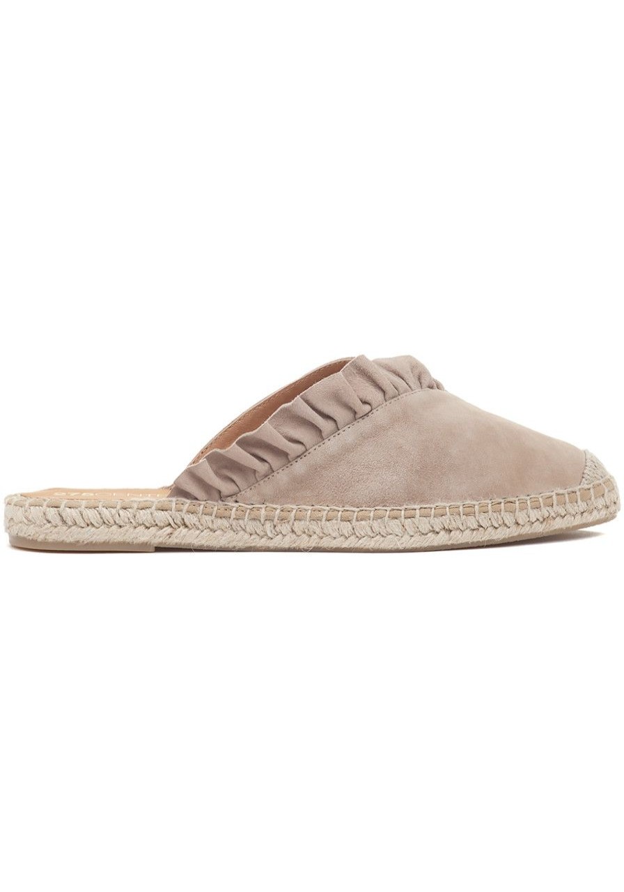 Women 275 Central Mules & Clogs | 8034 Espadrille Taupe Suede