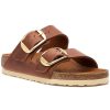 Women Birkenstock Sandals | Arizona Big Buckle Cognac Leather