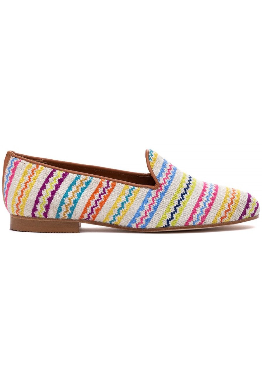Women Ramon Tenza Flats | Taylor Loafer Multi