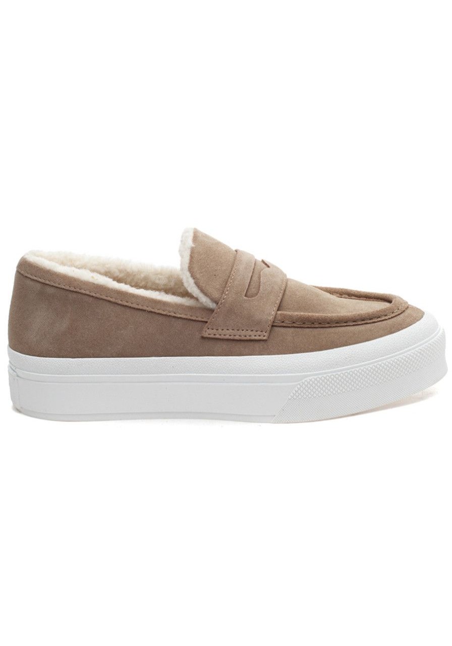 Women J/Slides Sneakers | Giles Sneaker Taupe Suede