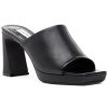 Women Steve Madden Sandals | Dedicate Sandal Black Leather