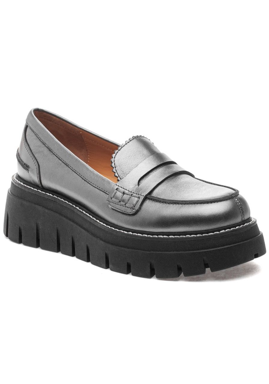 Women J/Slides Loafers & Oxfords | Tyler Loafer Pewter Leather