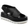 Women J/Slides Sandals | Resa Sandal Black Leather