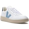 Women Veja Sneakers | V-10 Sneaker White Steel Nautico