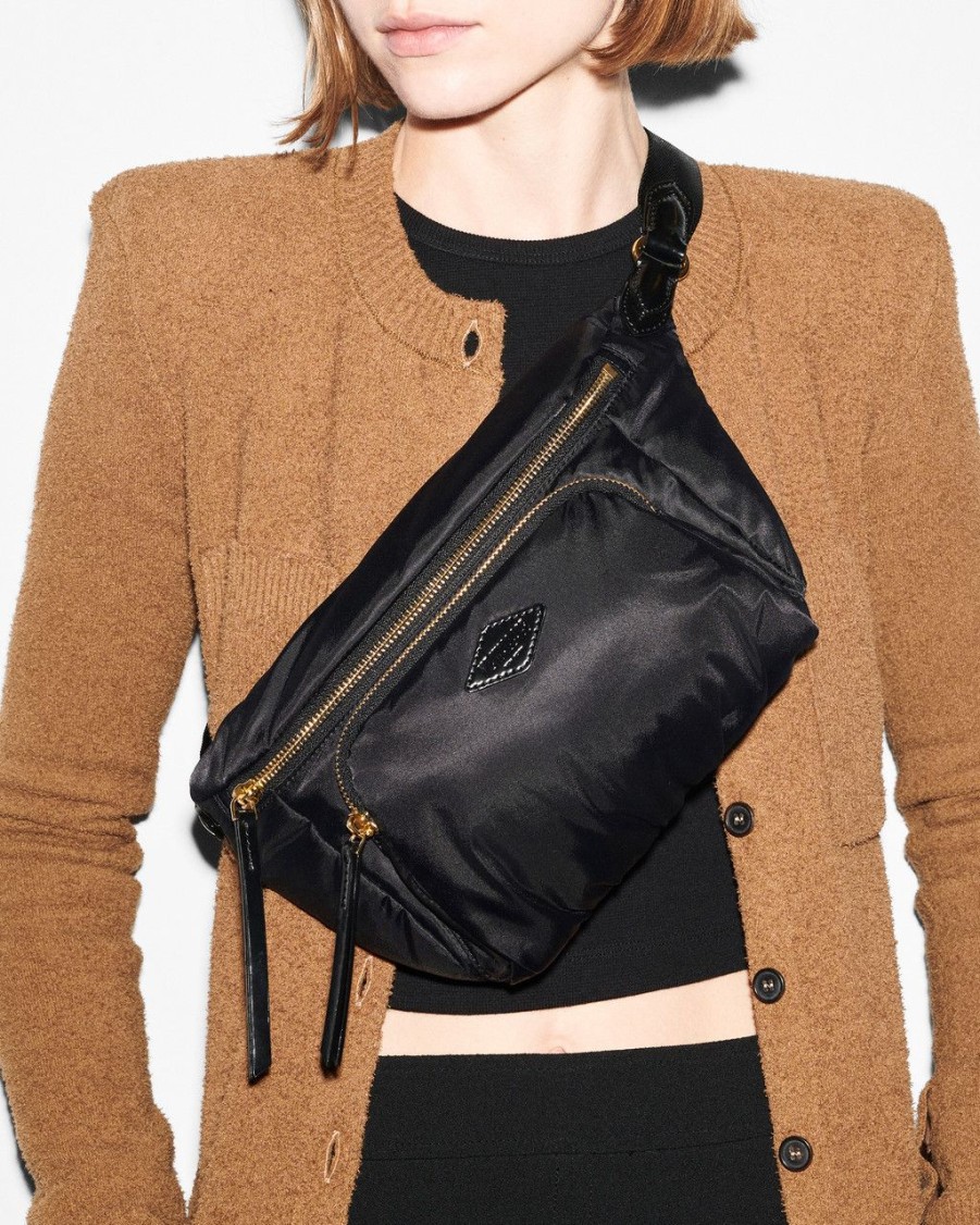 Women MZ Wallace Handbags Crossbody Bags | Chelsea Sling Bag Black