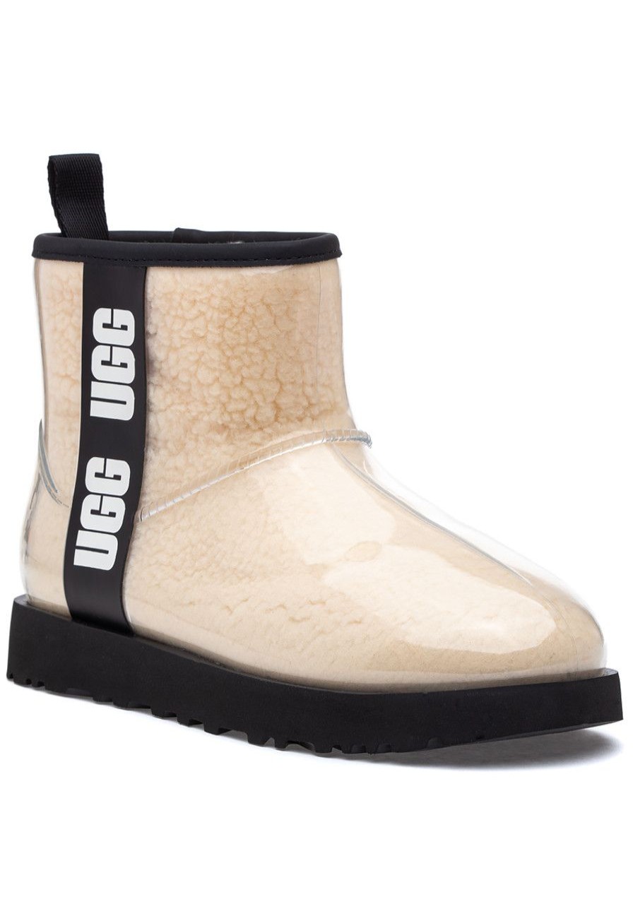 Women UGG® Boots | Classic Clear Mini Boot Natural/Black