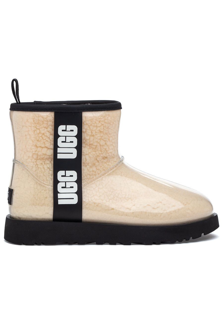 Women UGG® Boots | Classic Clear Mini Boot Natural/Black