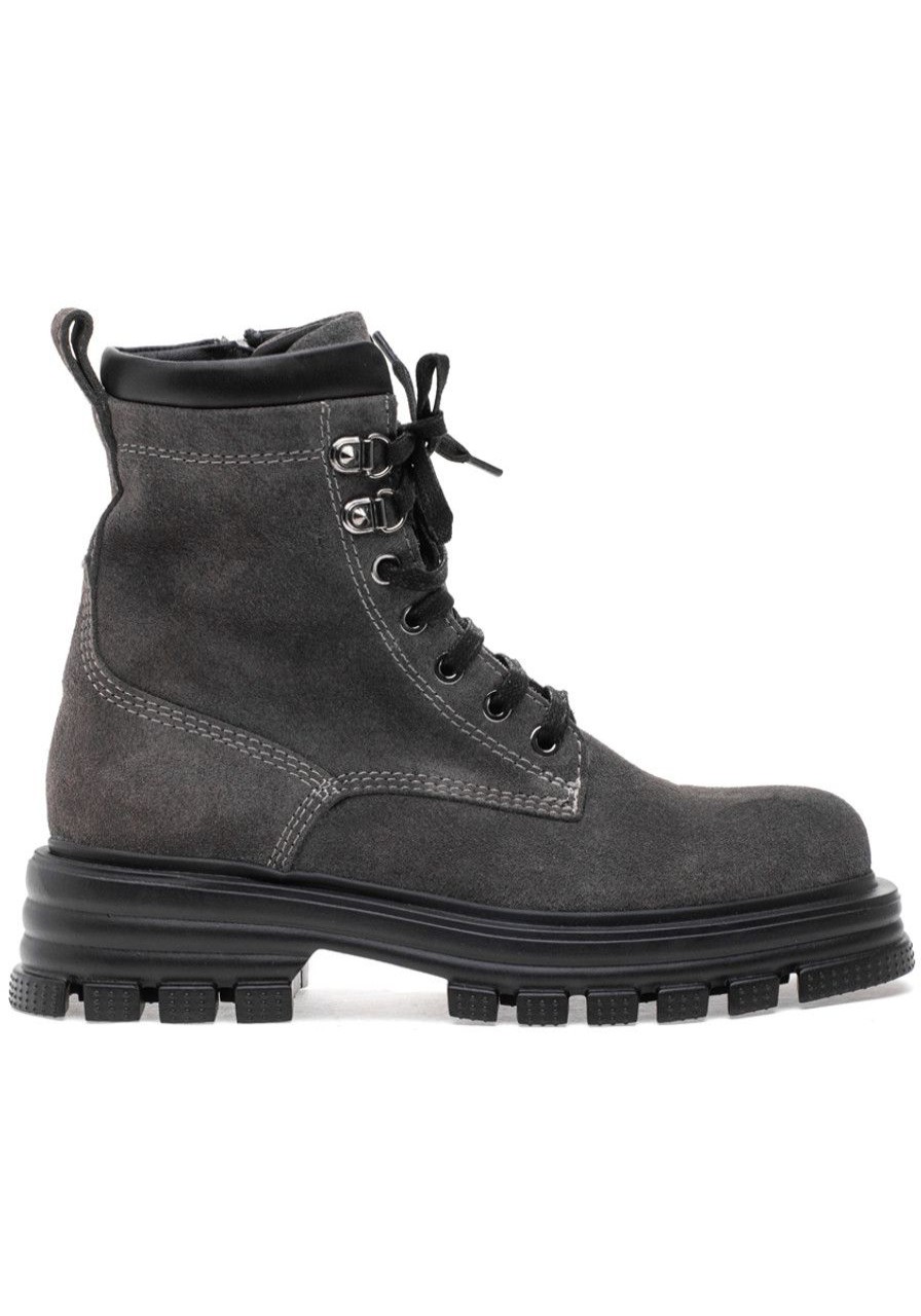 Women 275 Central Boots | Quincy Boot Grey Suede