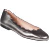 Women French Sole Flats | Jigsaw Flat Pewter Leather