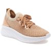 Women Urban Sport Sneakers | Holly Sneaker Rosegold Knit