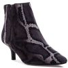 Women Jildor Boots | Thomas Boot Black Grey Velvet