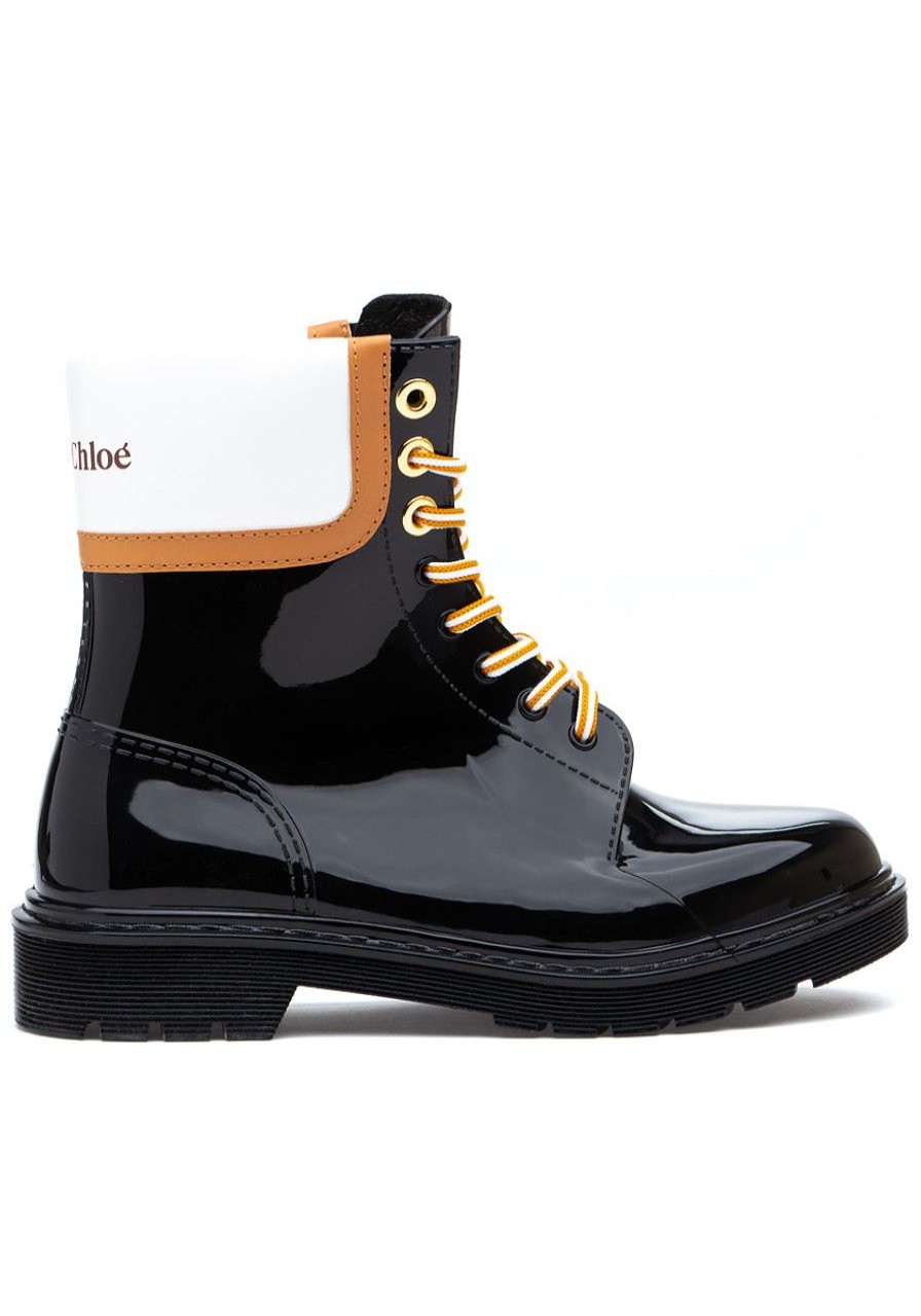 Women See by Chloe Boots | Florrie Rain Boot Black